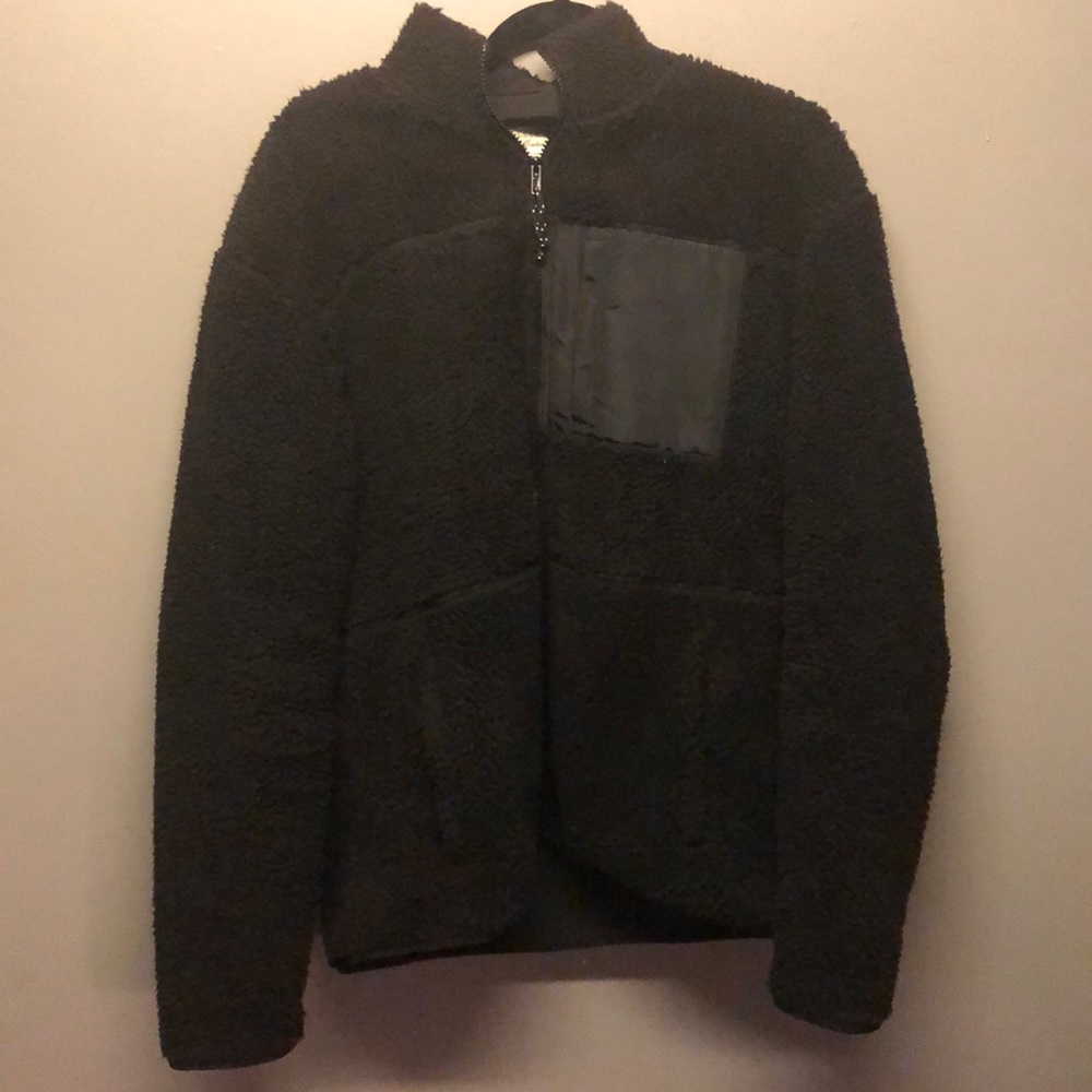 Men’s Black Sherpa Jacket